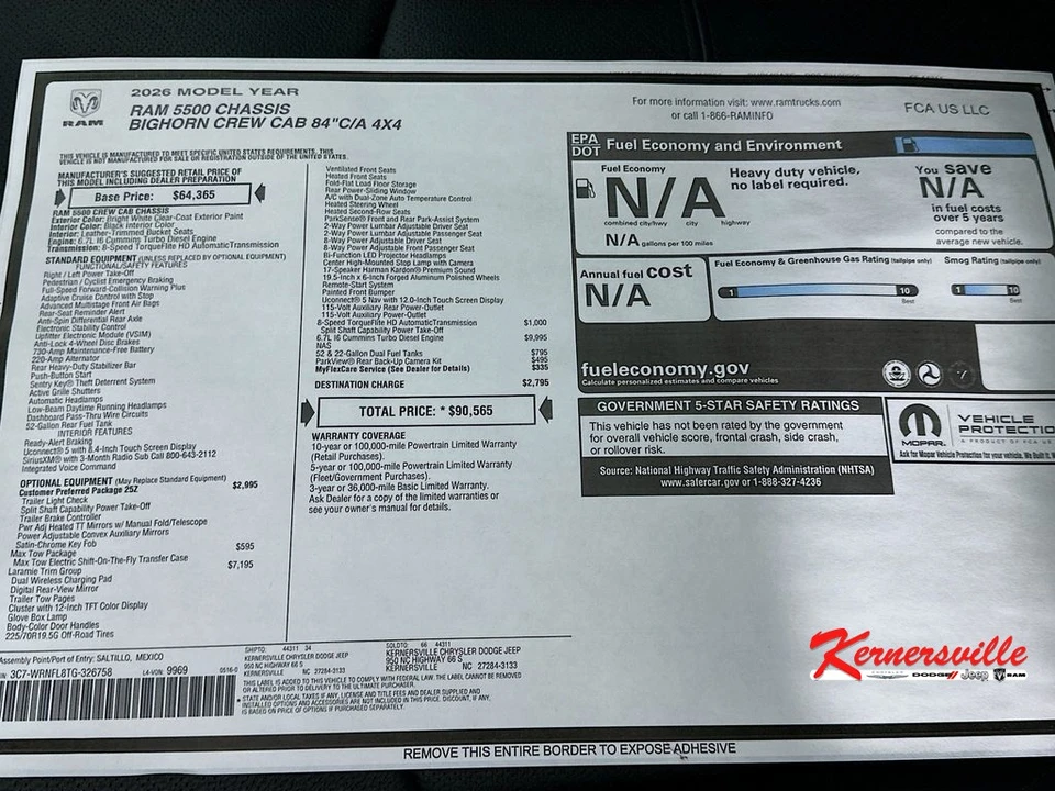 2026 Ram 4500 & 5500 - Image 20 of 21