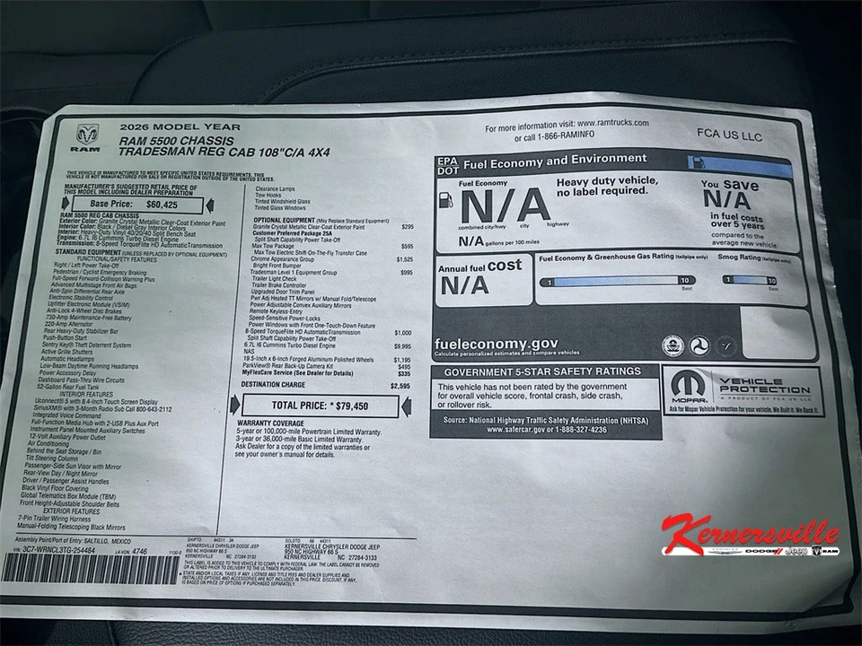 2026 Ram 4500 & 5500 - Image 21 of 21