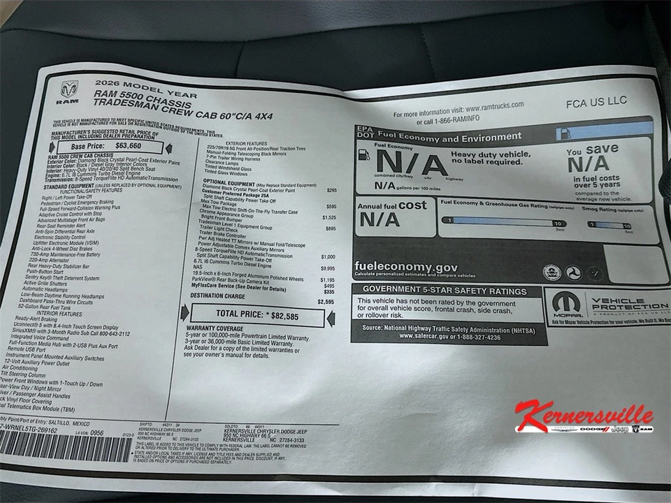 2026 Ram 4500 & 5500 - Image 20 of 21