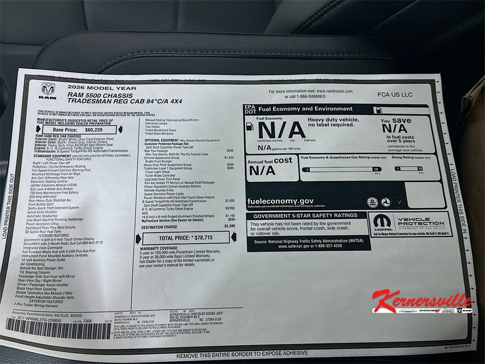 2026 Ram 4500 & 5500 - Image 21 of 21