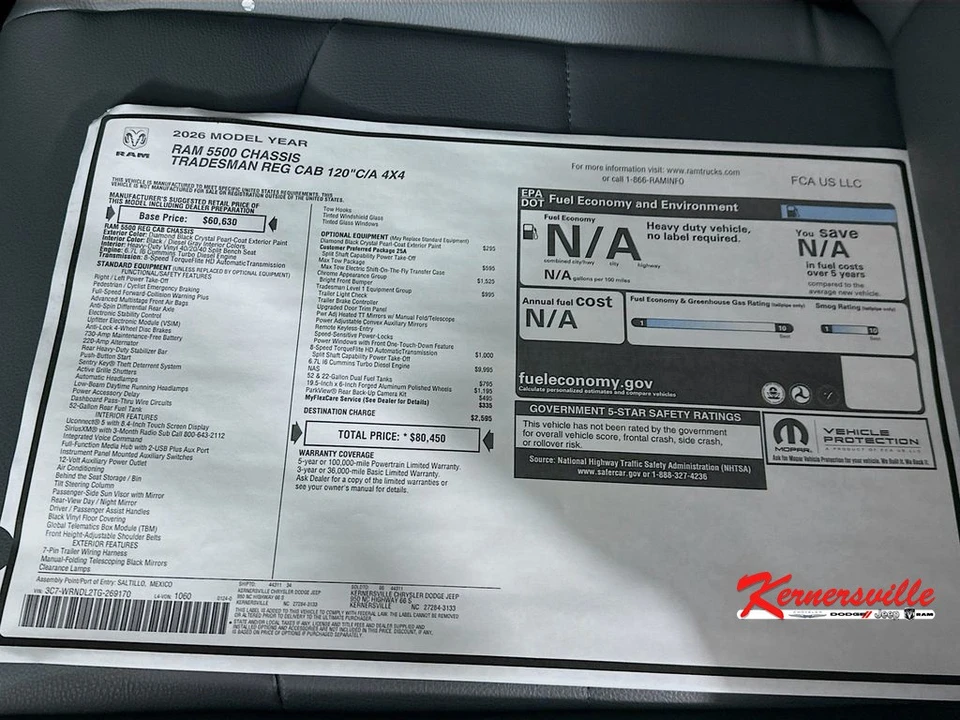 2026 Ram 4500 & 5500 - Image 20 of 21