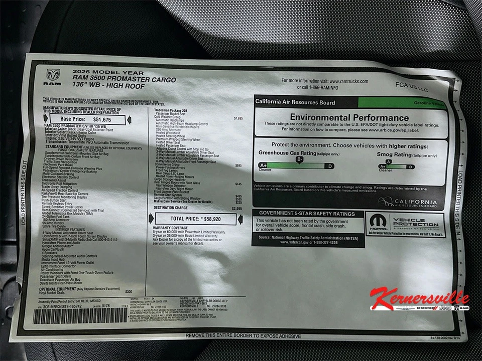 2026 Ram ProMaster - Image 21 of 21
