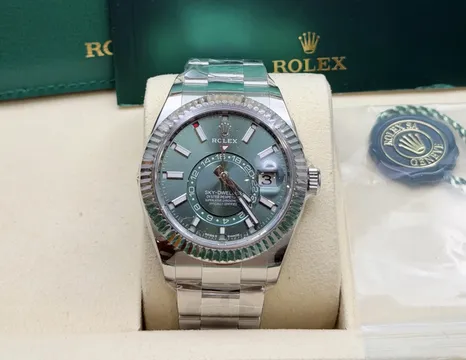 2026 Rolex Sky Dweller Green Dial Watch Ref. 336934 Full Set