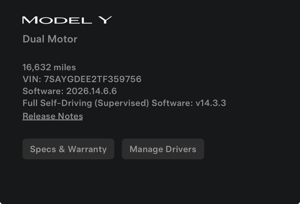 2026 Tesla Model Y - Image 2 of 4