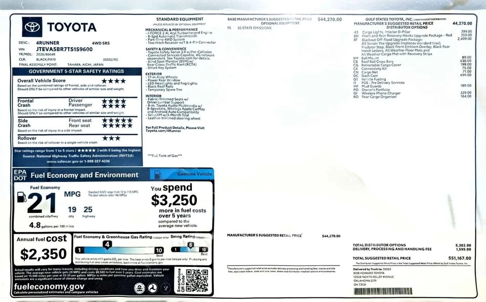 2026 Toyota 4Runner 6th Gen - Image 12 of 12