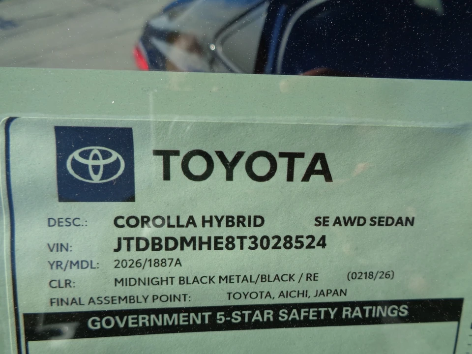 2026 Toyota Corolla 12th Gen - Image 20 of 21