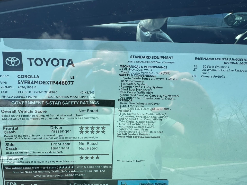 2026 Toyota Corolla 12th Gen - Image 2 of 3