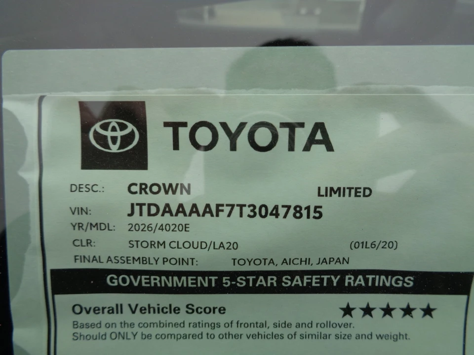 2026 Toyota Crown 16th Gen - Image 20 of 21