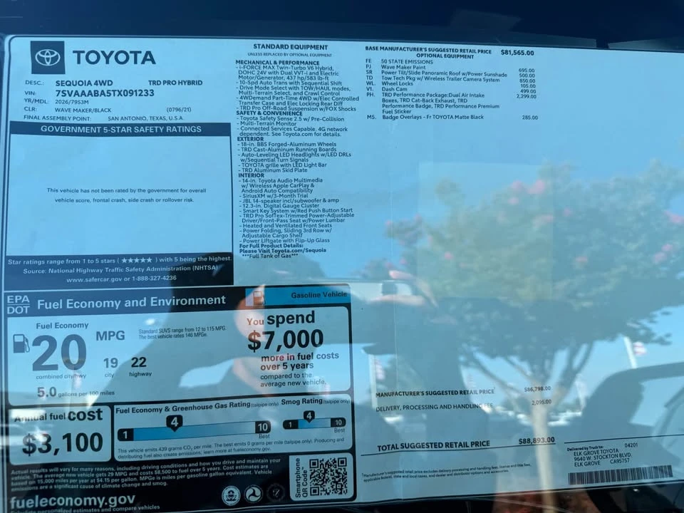 2026 Toyota Sequoia 3rd Gen - Image 13 of 13
