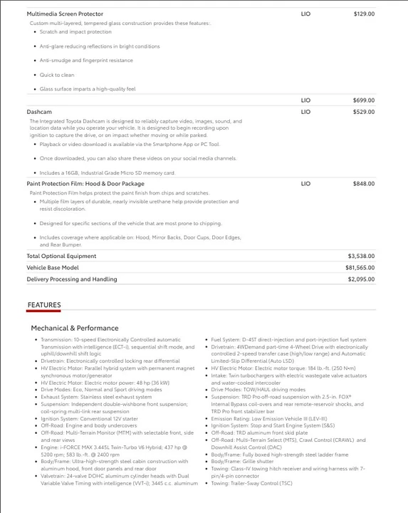 2026 Toyota Sequoia 3rd Gen - Image 6 of 8