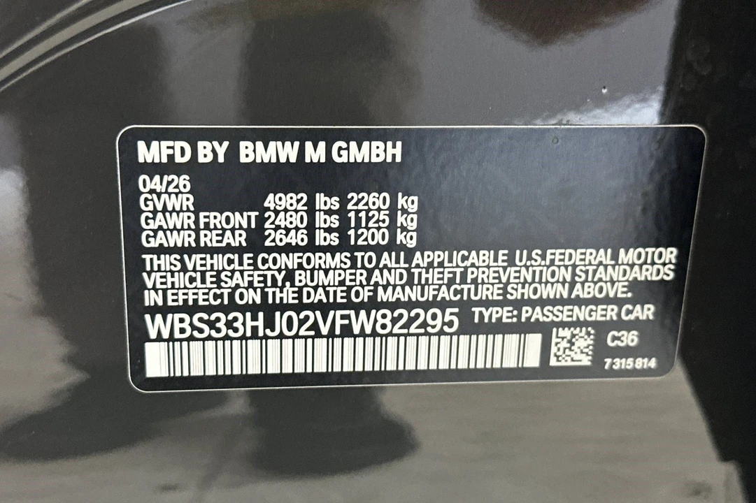 2027 BMW G80 M3 Sedan - Image 19 of 28