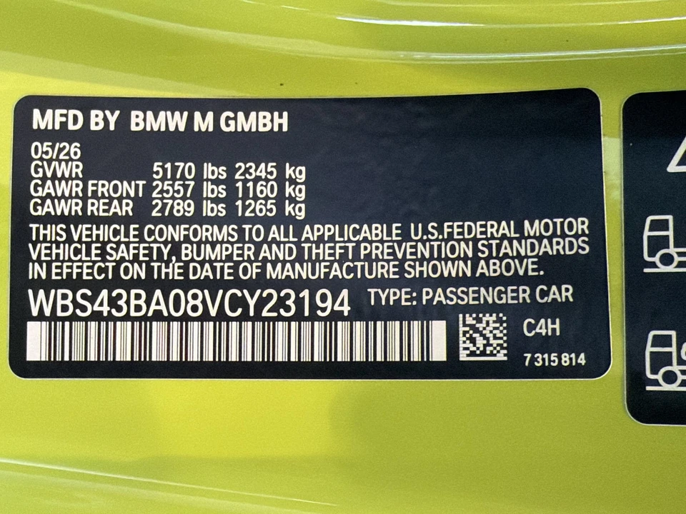 2027 BMW G82/G83 M4 - Image 19 of 31