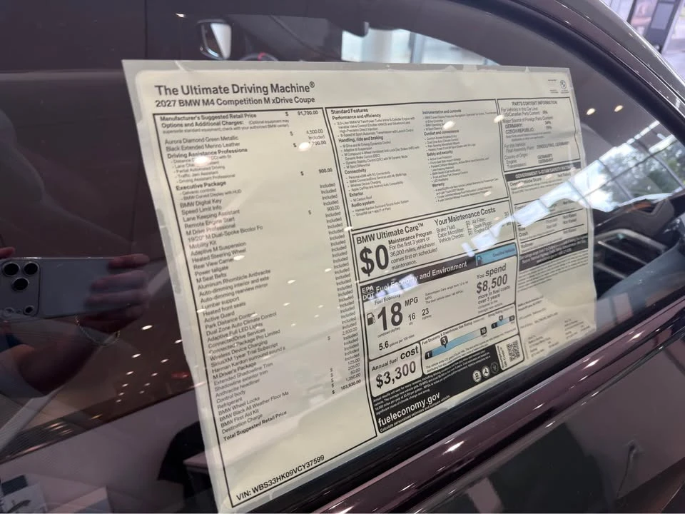 2027 BMW G82/G83 M4 - Image 7 of 11
