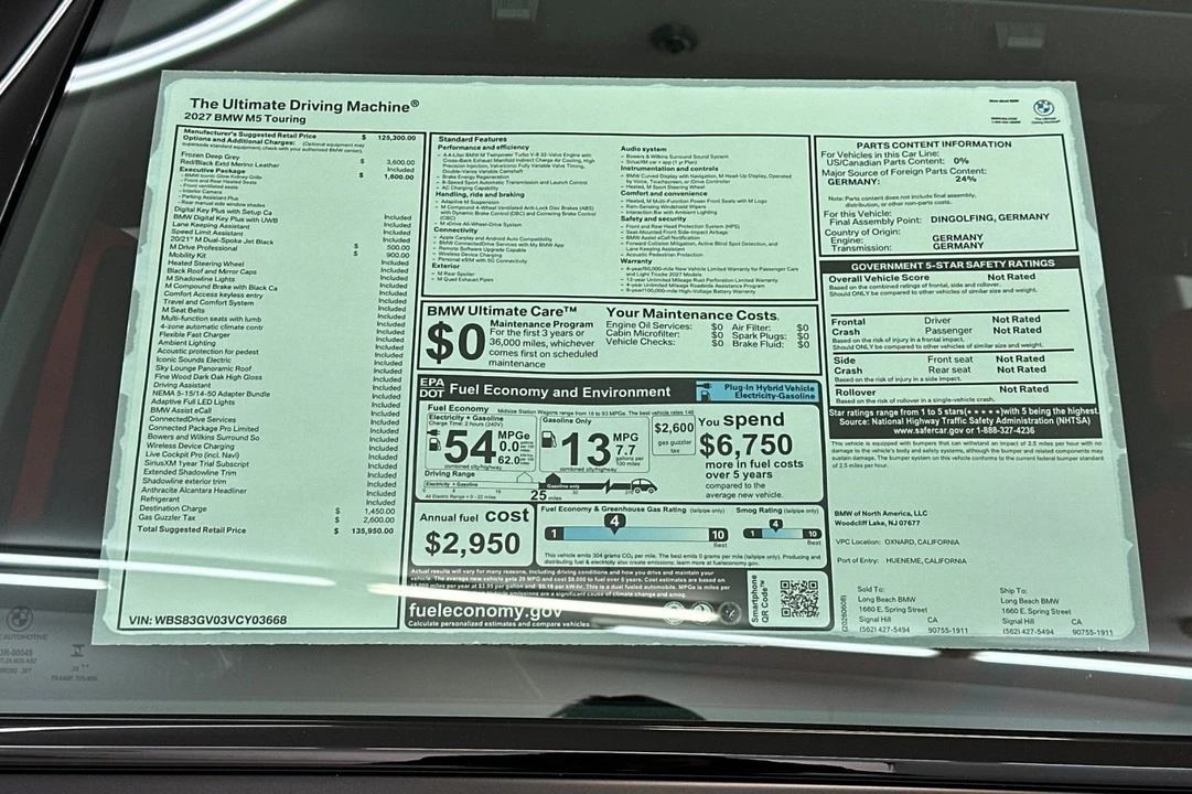 2027 BMW G90/G99 M5 - Image 30 of 30