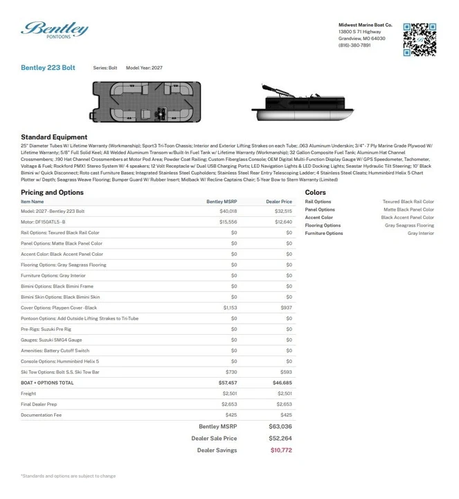 2027 Bentley - Image 2 of 3