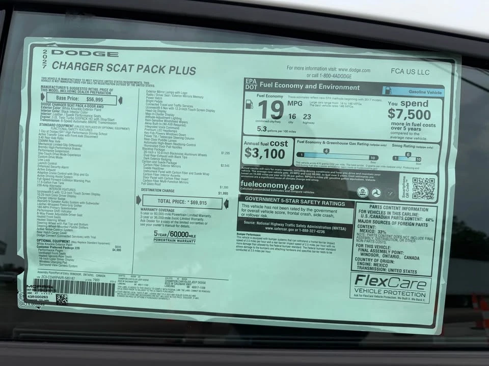2027 Dodge Charger 8th Gen - Image 7 of 7