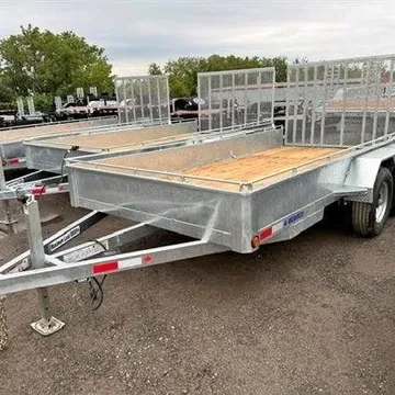 2027 Jensen 80x14 Galvanized Landscape Tandem Axle