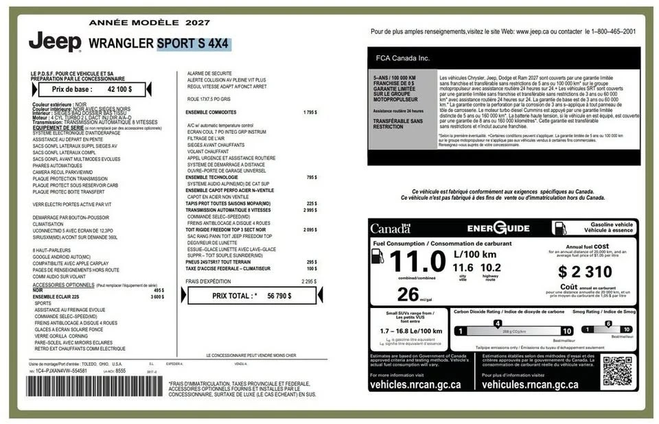 2027 Jeep JL Wrangler - Image 2 of 2