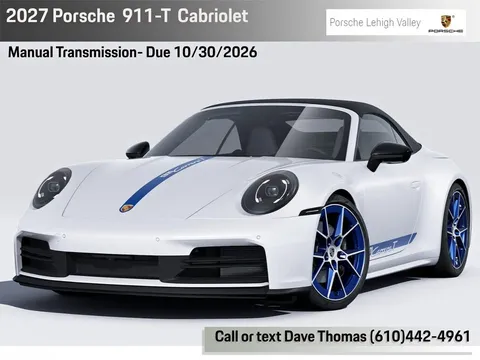 2027 Porsche 911 Carrera T Cabriolet