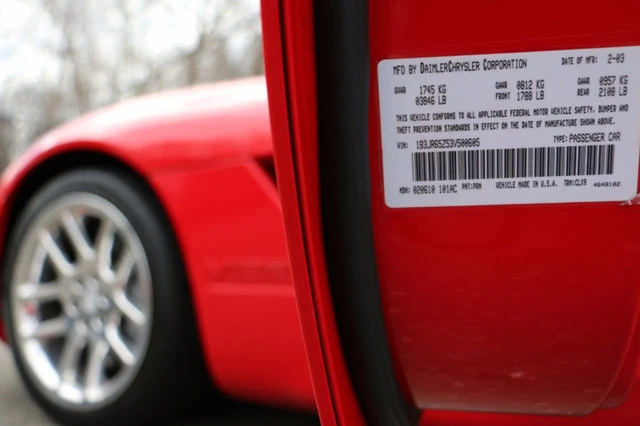 2003 Dodge Viper 3rd Gen - Image 28 of 31