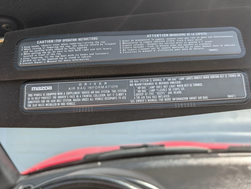 1990 Mazda NA MX-5 Miata - Image 20 of 31