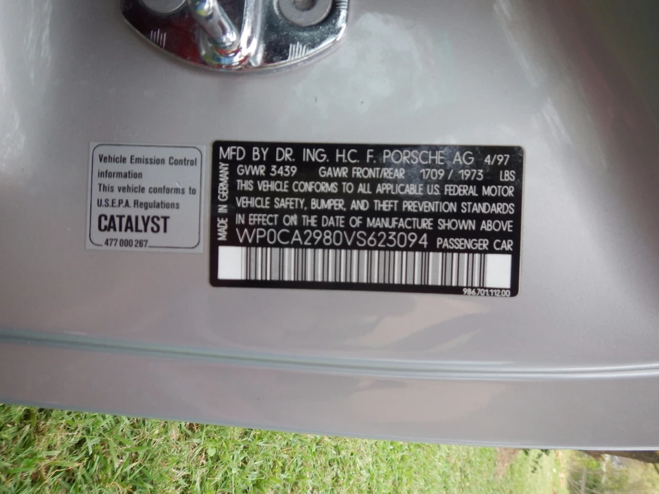 1997 Porsche 986 Boxster - Image 25 of 30