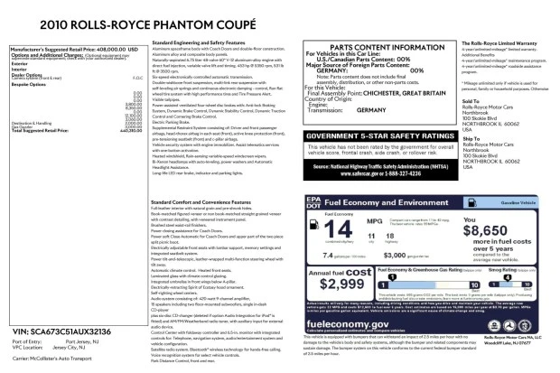 2010 Rolls-Royce Phantom VII - Image 9 of 9