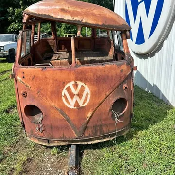 Volkswagen Bus 23-Window Yard Art