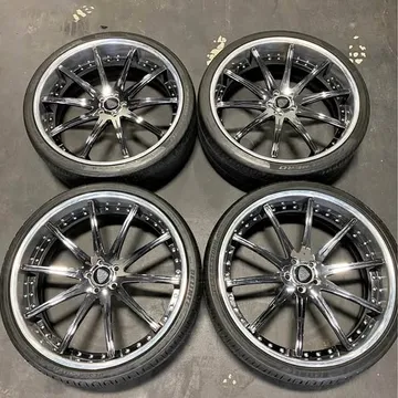 Maybach 24" Savini Wheels 3-Piece with Floating Center Caps