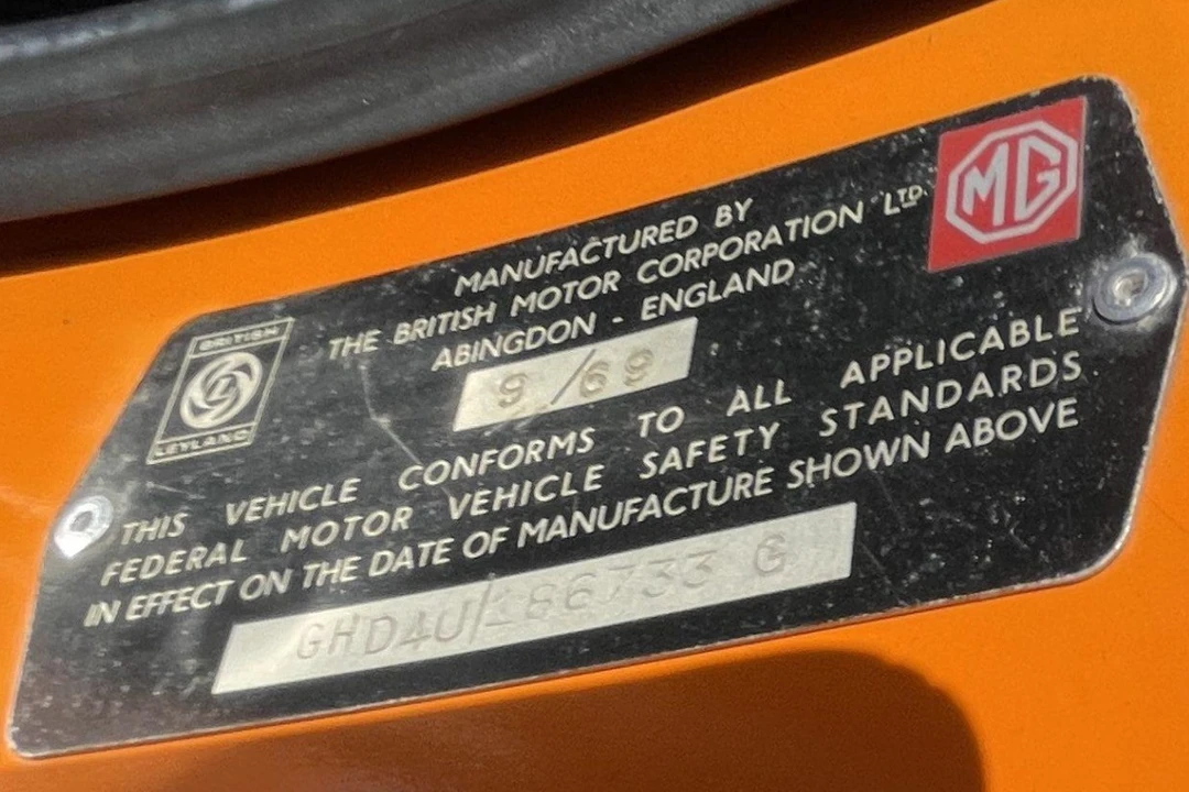 1969 MG MGB GT - Image 9 of 10