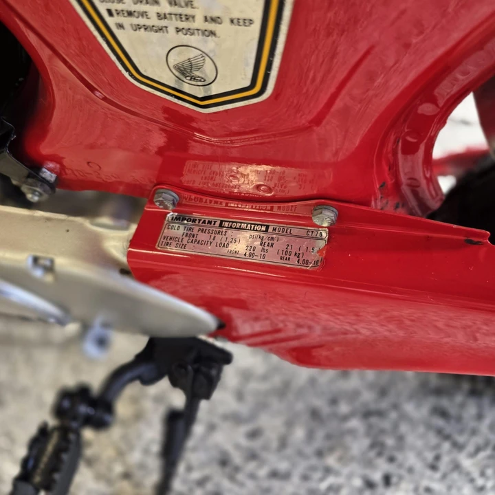 1976 Honda CT70 - Image 28 of 31