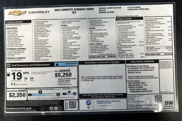 2022 Chevrolet Corvette C8 - Image 7 of 7