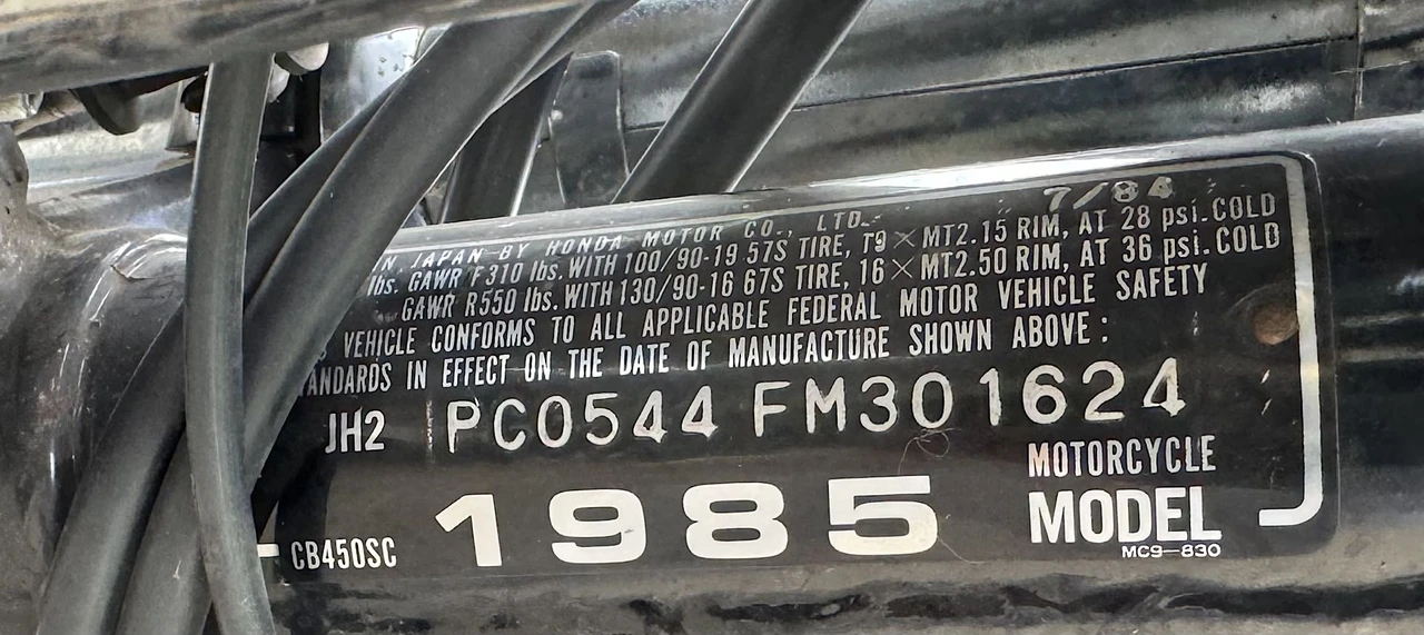1985 Honda Nighthawk - Image 27 of 27