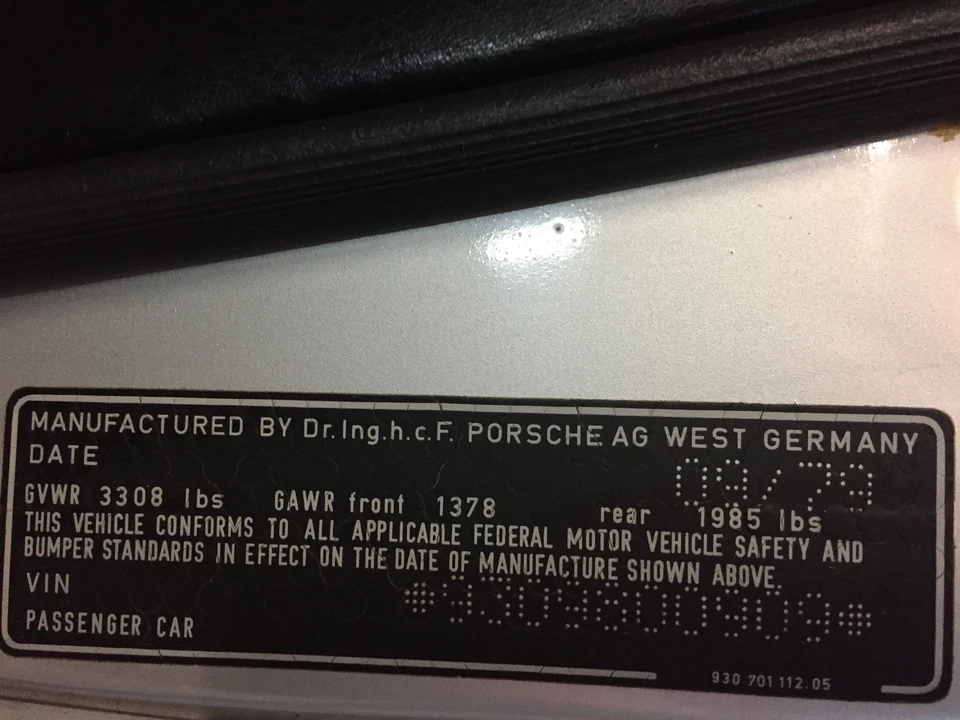 1979 Porsche 930 Turbo - Image 31 of 31