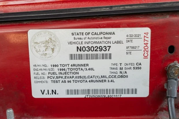 1990 Toyota 4Runner 2nd Gen - Image 8 of 8
