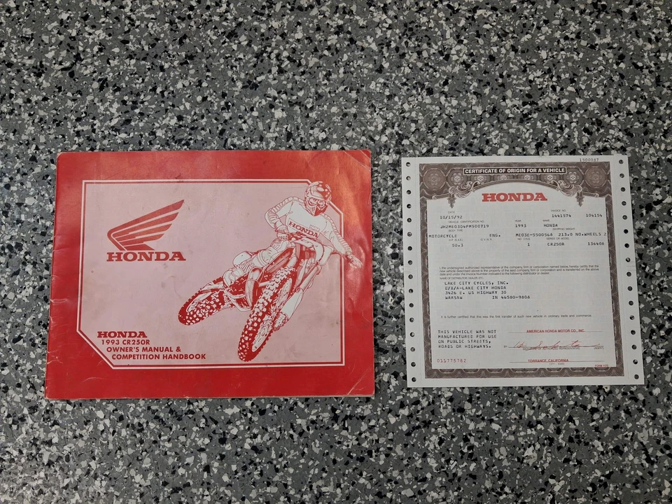 1993 Honda CR - Image 30 of 31