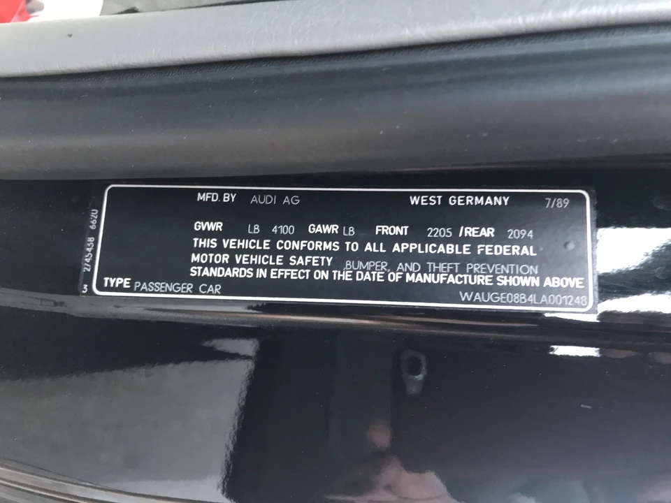1990 Audi B3 80 & 90 - Image 18 of 31