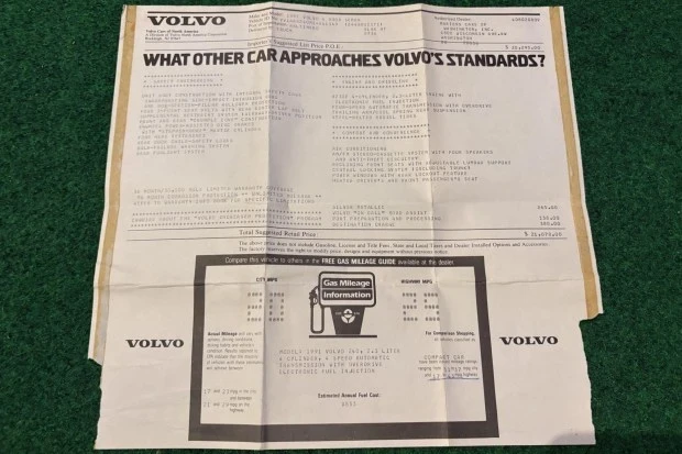1991 Volvo 244 - Image 7 of 7