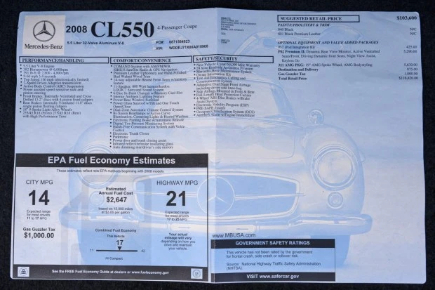 2008 Mercedes-Benz C216 CL-Class - Image 8 of 8