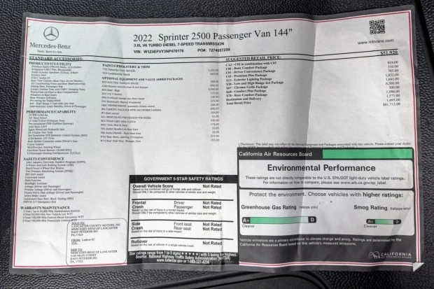 2022 Mercedes-Benz VS30 Sprinter - Image 9 of 9