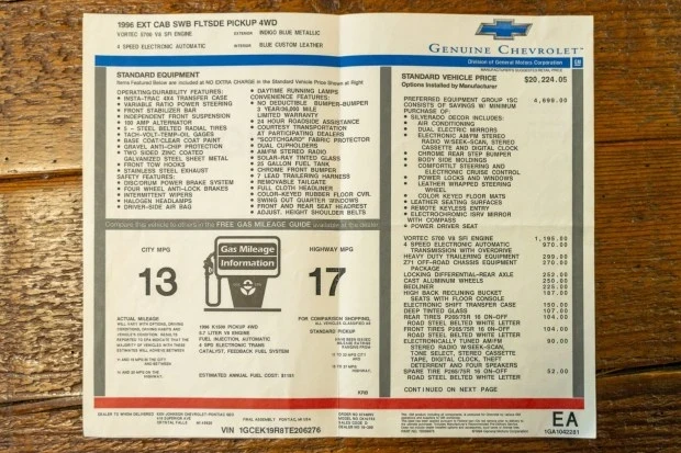 1996 Chevrolet C/K 4th Gen - Image 8 of 8