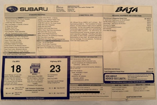 2006 Subaru Baja - Image 8 of 9