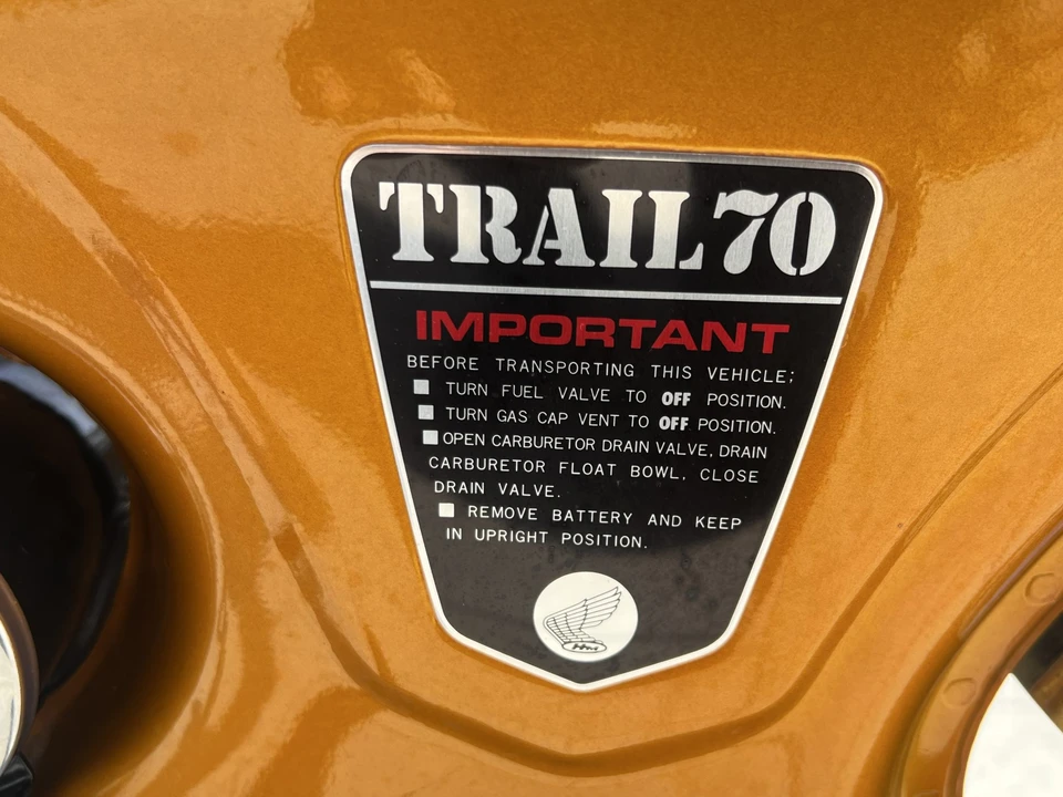 1970 Honda CT70 - Image 30 of 31