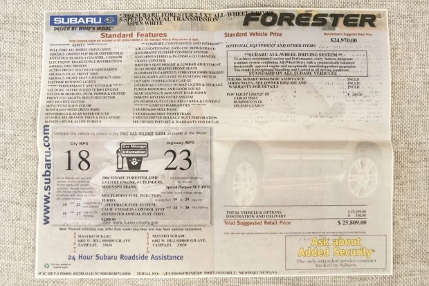 2004 Subaru Forester 2nd Gen - Image 8 of 8