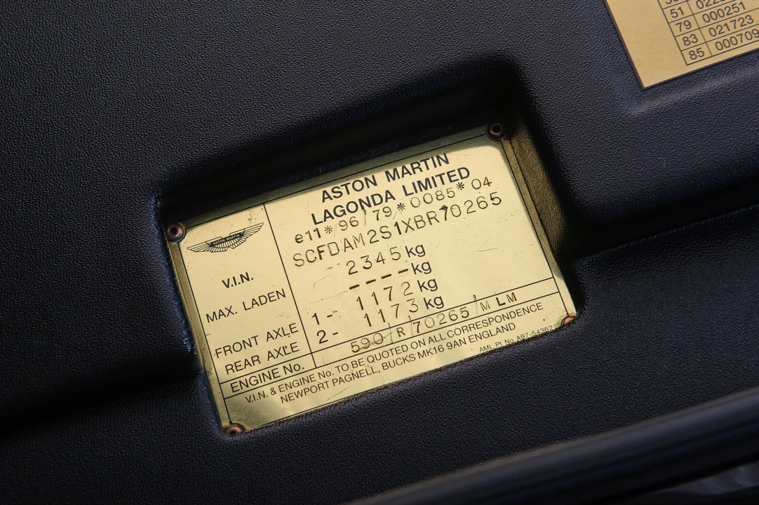 2000 Aston Martin Vantage (1993-2000) - Image 31 of 31
