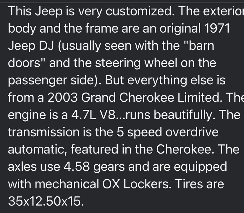 1971 Jeep CJ5 - Image 5 of 6