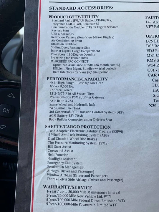 2020 Mercedes-Benz VS30 Sprinter - Image 11 of 24