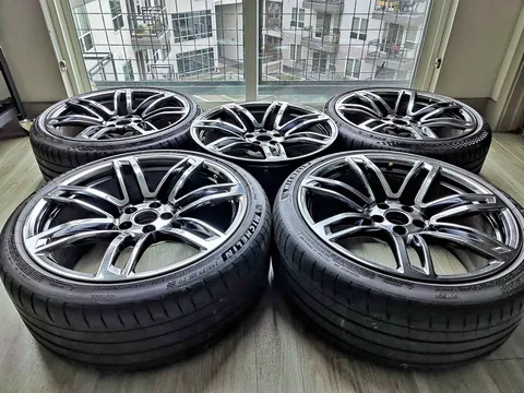 Audi RS7 OEM Forged Wheels 20x9 +35 Black Chrome