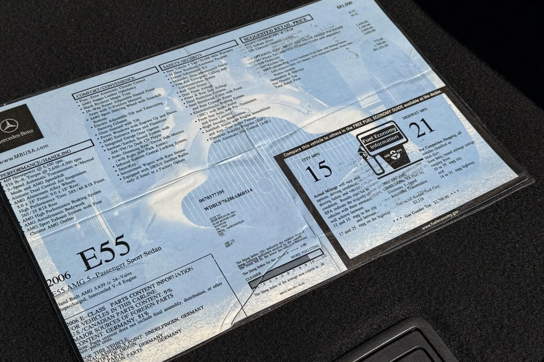 2006 Mercedes-Benz W211 E 55 & E 63 AMG - Image 8 of 8