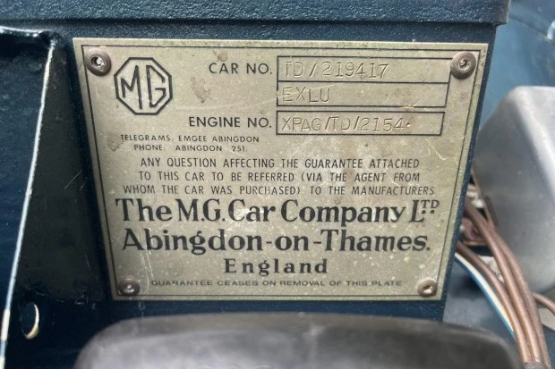 1953 MG TD - Image 9 of 9